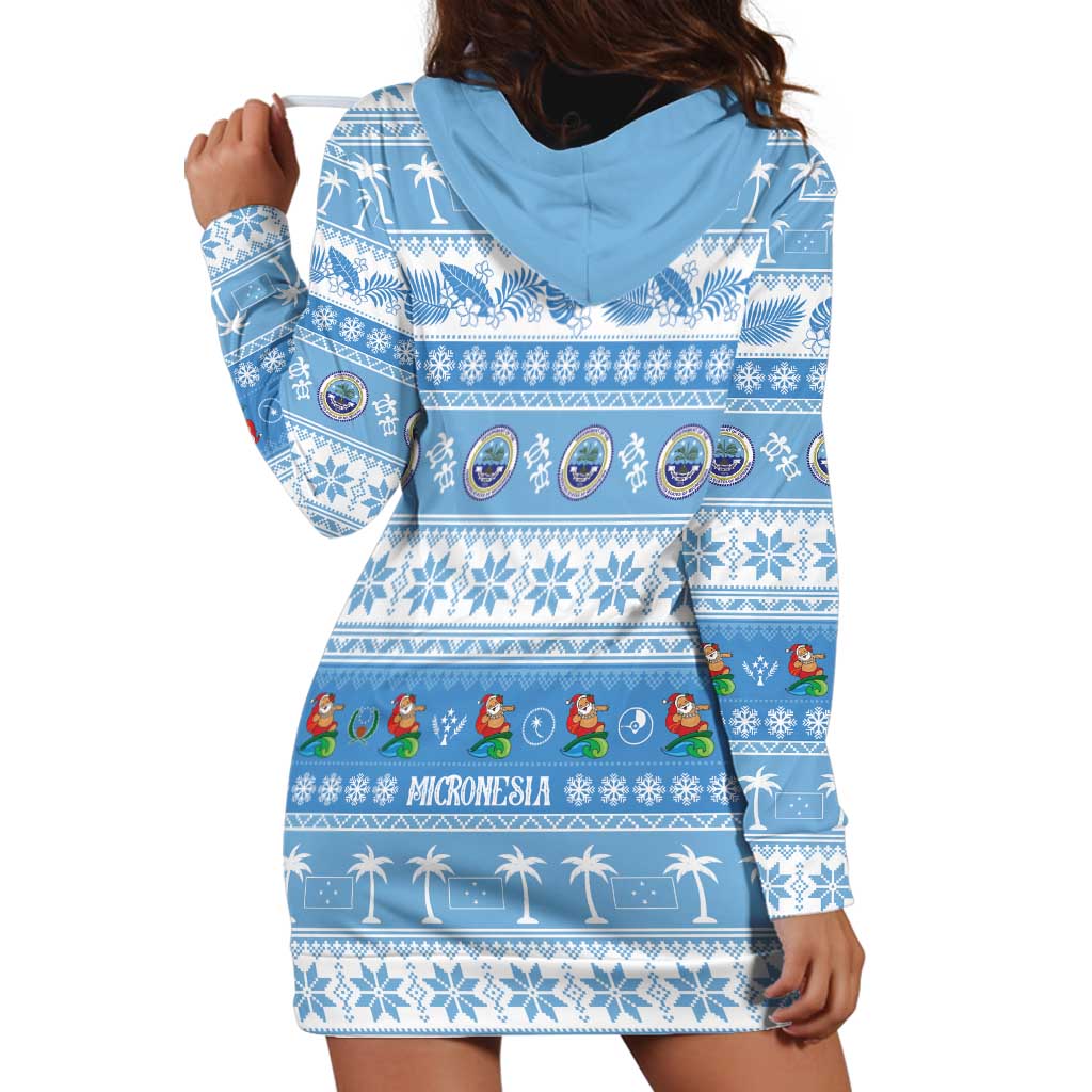 FSM Christmas Hoodie Dress Merry Xmas Federated States of Micronesia - Polynesian Pride