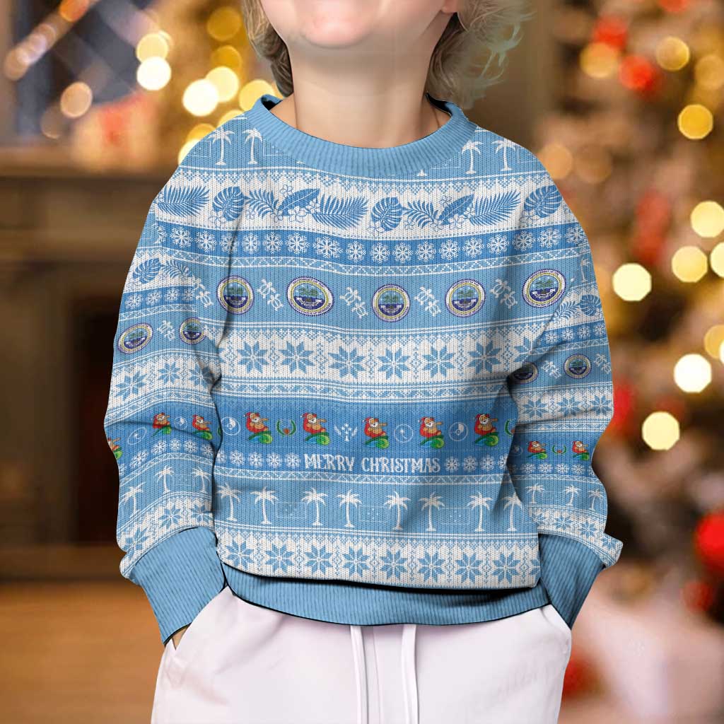 FSM Christmas Kid Ugly Christmas Sweater Merry Xmas Federated States of Micronesia - Polynesian Pride