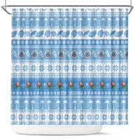 FSM Christmas Shower Curtain Merry Xmas Federated States of Micronesia - Polynesian Pride