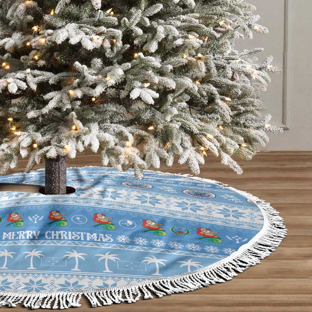 FSM Christmas Tree Skirt Merry Xmas Federated States of Micronesia - Polynesian Pride