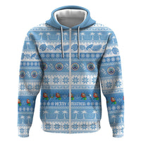 FSM Christmas Zip Hoodie Merry Xmas Federated States of Micronesia - Polynesian Pride