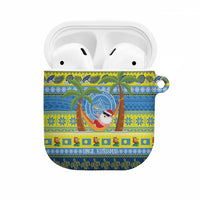 Palau Christmas AirPods Case Chilling Santa Ungil Kurismas - Polynesian Pride