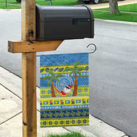 Palau Christmas Garden Flag Chilling Santa Ungil Kurismas - Polynesian Pride