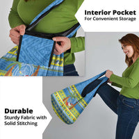 Palau Christmas Grocery Bag Chilling Santa Ungil Kurismas - Polynesian Pride