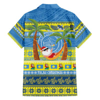 Palau Christmas Hawaiian Shirt Chilling Santa Ungil Kurismas - Polynesian Pride