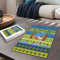 Palau Christmas Puzzle Chilling Santa Ungil Kurismas - Polynesian Pride