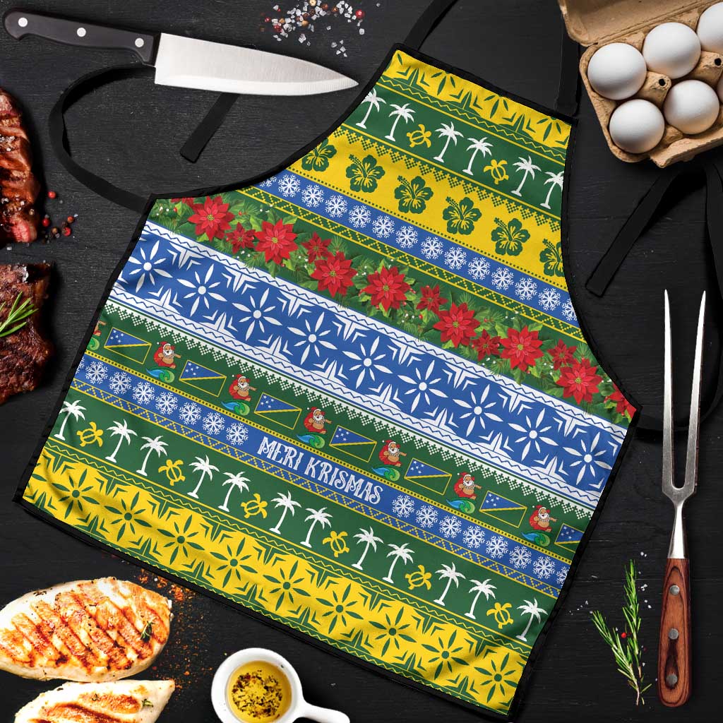 Solomon Islands Christmas Apron The Solomons Melanesian Meri Krismas - Polynesian Pride