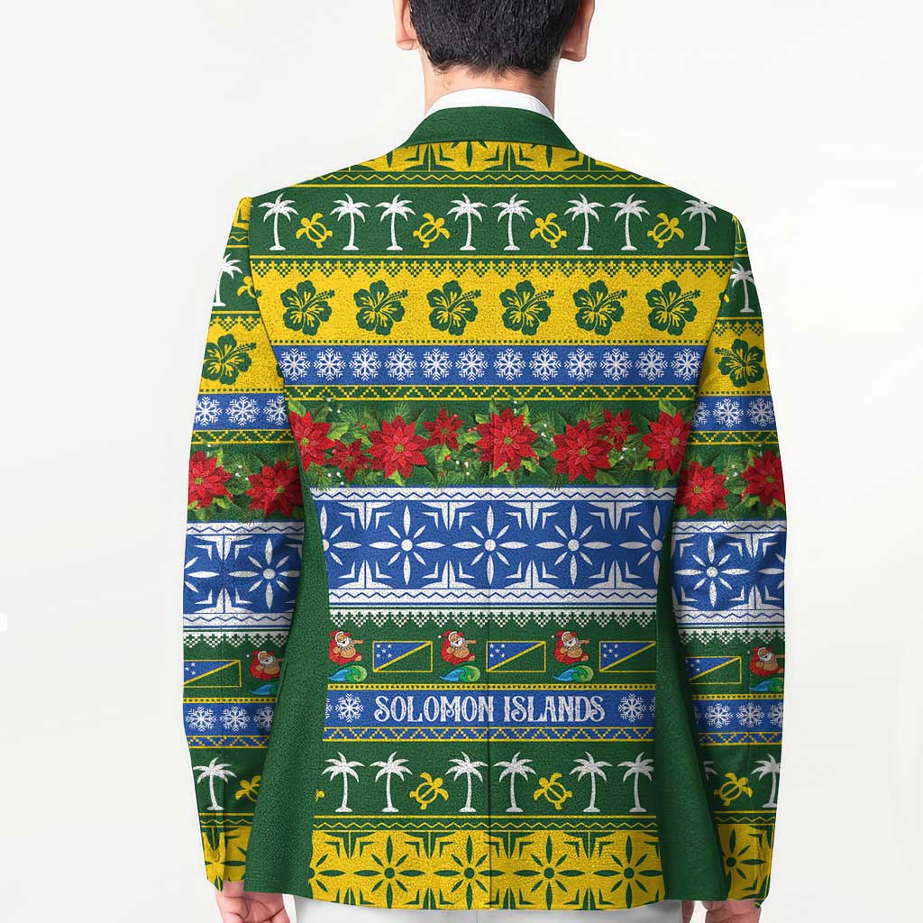 Solomon Islands Christmas Blazer The Solomons Melanesian Meri Krismas - Polynesian Pride