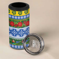Solomon Islands Christmas 4 in 1 Can Cooler Tumbler The Solomons Melanesian Meri Krismas - Polynesian Pride