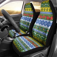 Solomon Islands Christmas Car Seat Cover The Solomons Melanesian Meri Krismas - Polynesian Pride
