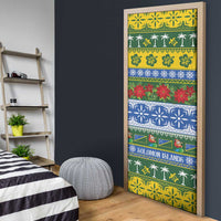 Solomon Islands Christmas Door Cover The Solomons Melanesian Meri Krismas - Polynesian Pride