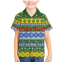Solomon Islands Christmas Family Matching Mermaid Dress and Hawaiian Shirt The Solomons Melanesian Meri Krismas - Polynesian Pride
