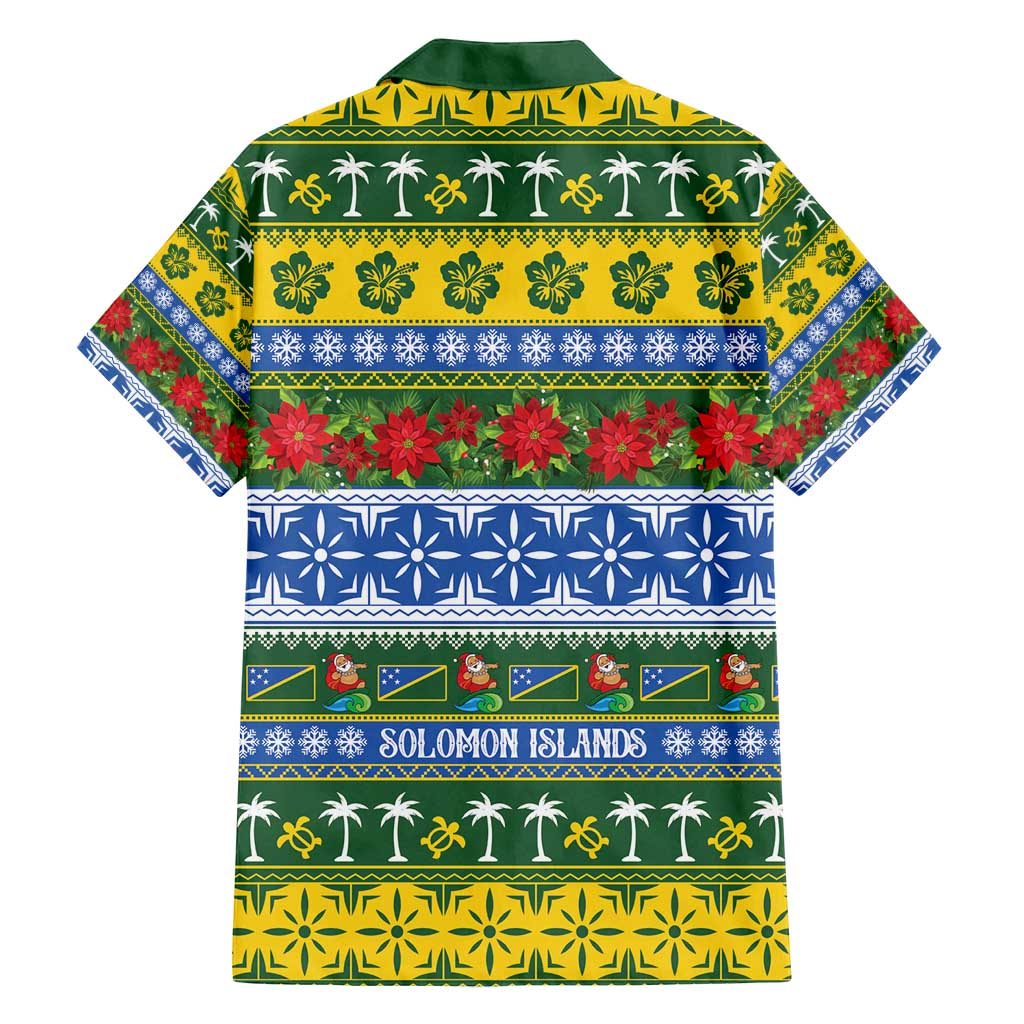 Solomon Islands Christmas Family Matching Puletasi and Hawaiian Shirt The Solomons Melanesian Meri Krismas - Polynesian Pride