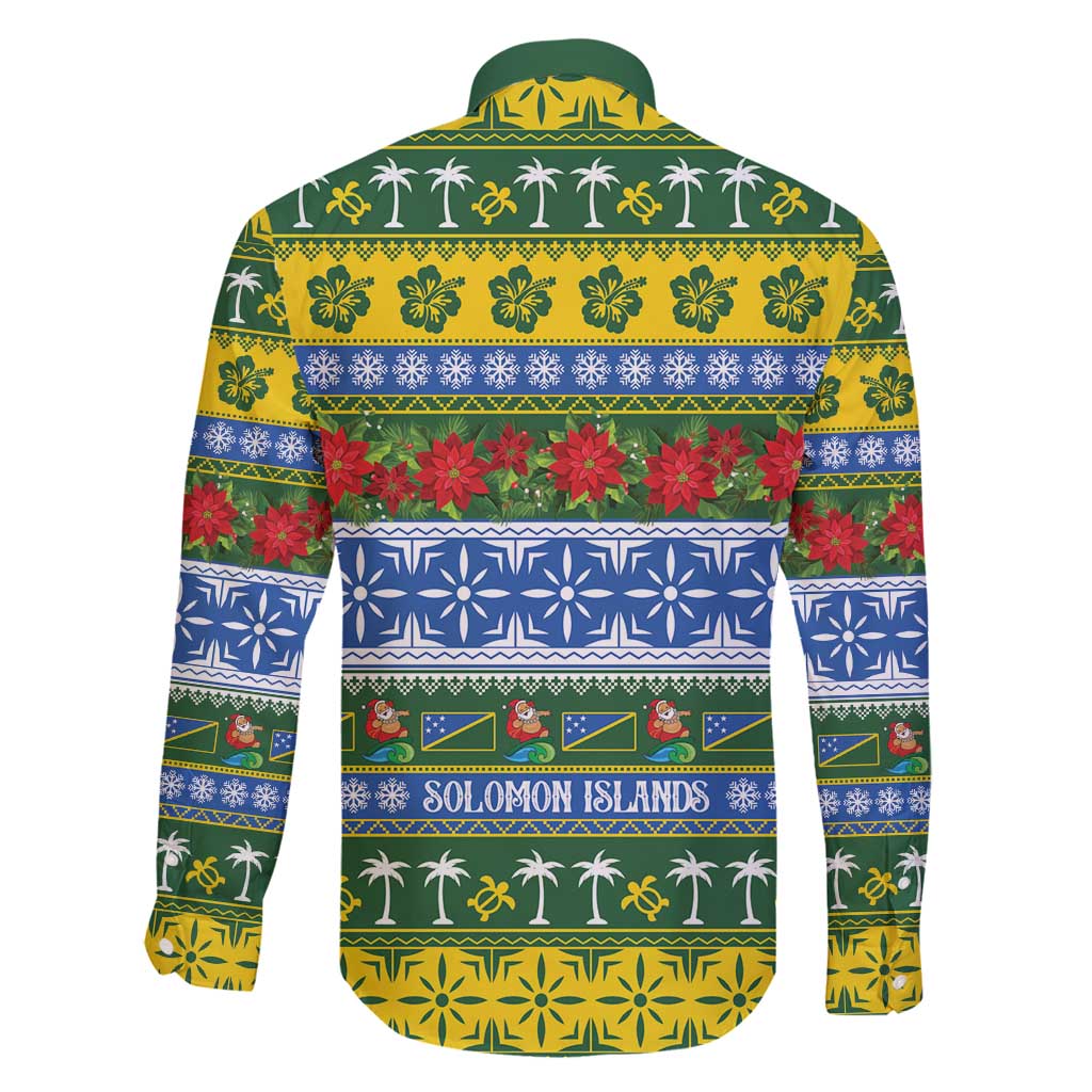 Solomon Islands Christmas Family Matching Puletasi and Hawaiian Shirt The Solomons Melanesian Meri Krismas - Polynesian Pride
