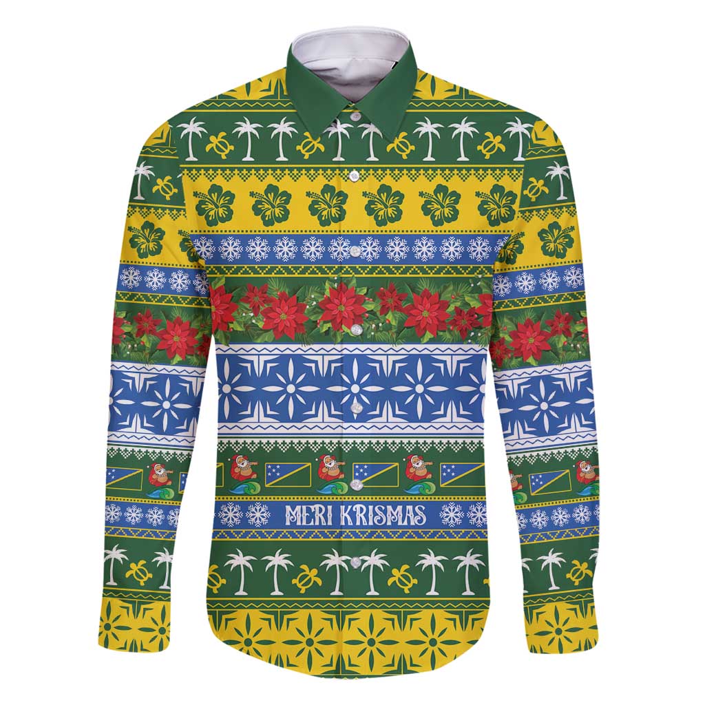 Solomon Islands Christmas Family Matching Summer Maxi Dress and Hawaiian Shirt The Solomons Melanesian Meri Krismas - Polynesian Pride