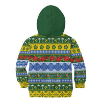 Solomon Islands Christmas Kid Hoodie The Solomons Melanesian Meri Krismas - Polynesian Pride