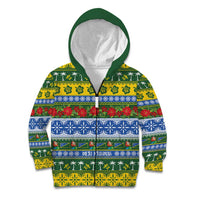 Solomon Islands Christmas Kid Hoodie The Solomons Melanesian Meri Krismas - Polynesian Pride