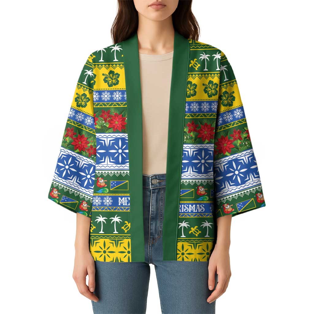 Solomon Islands Christmas Kimono The Solomons Melanesian Meri Krismas - Polynesian Pride