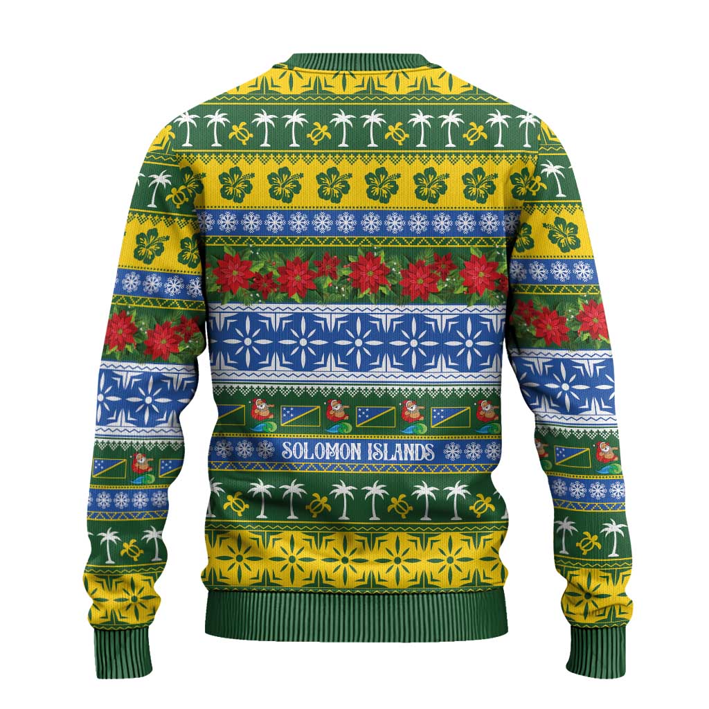 Solomon Islands Christmas Ugly Christmas Sweater The Solomons Melanesian Meri Krismas - Polynesian Pride