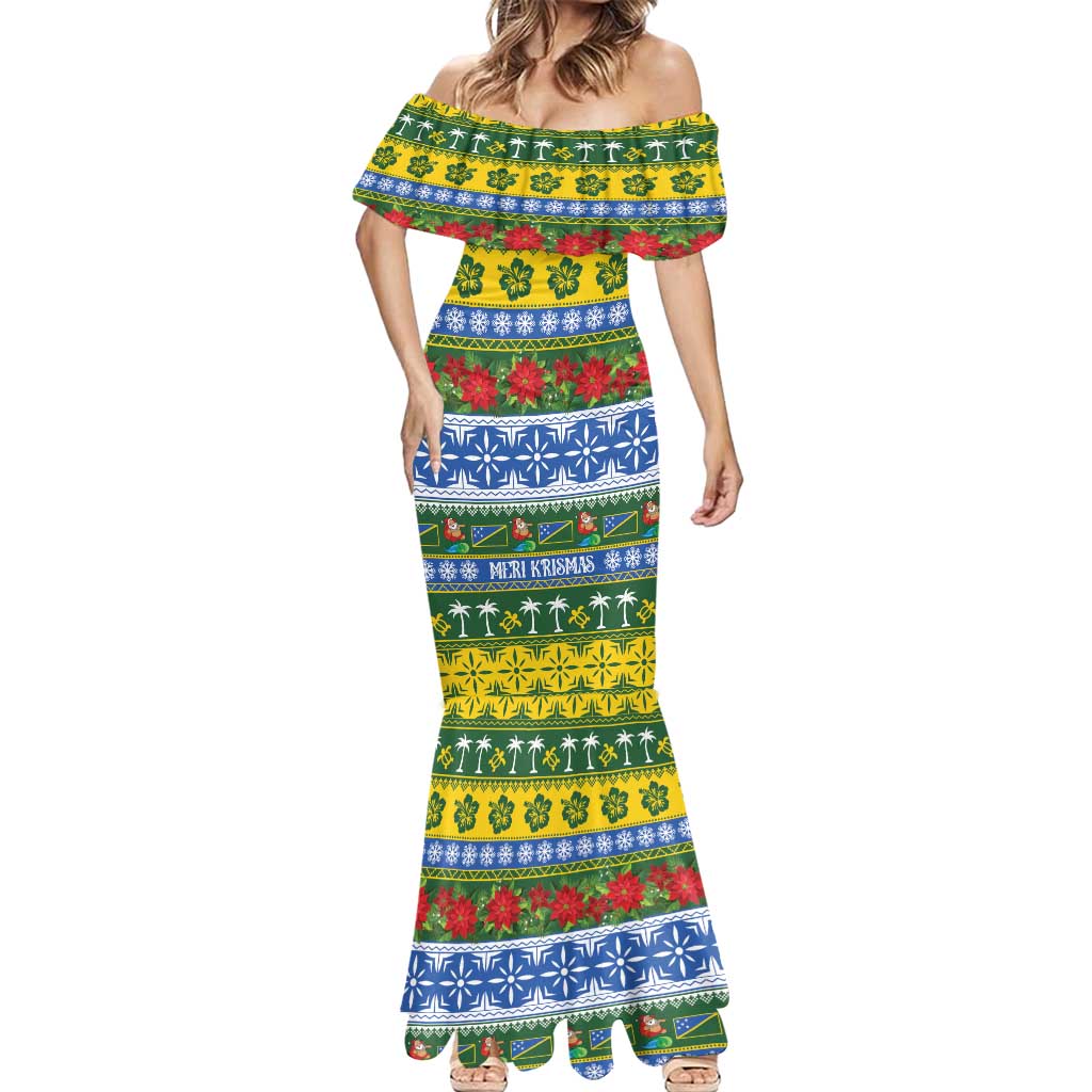 Solomon Islands Christmas Mermaid Dress The Solomons Melanesian Meri Krismas - Polynesian Pride