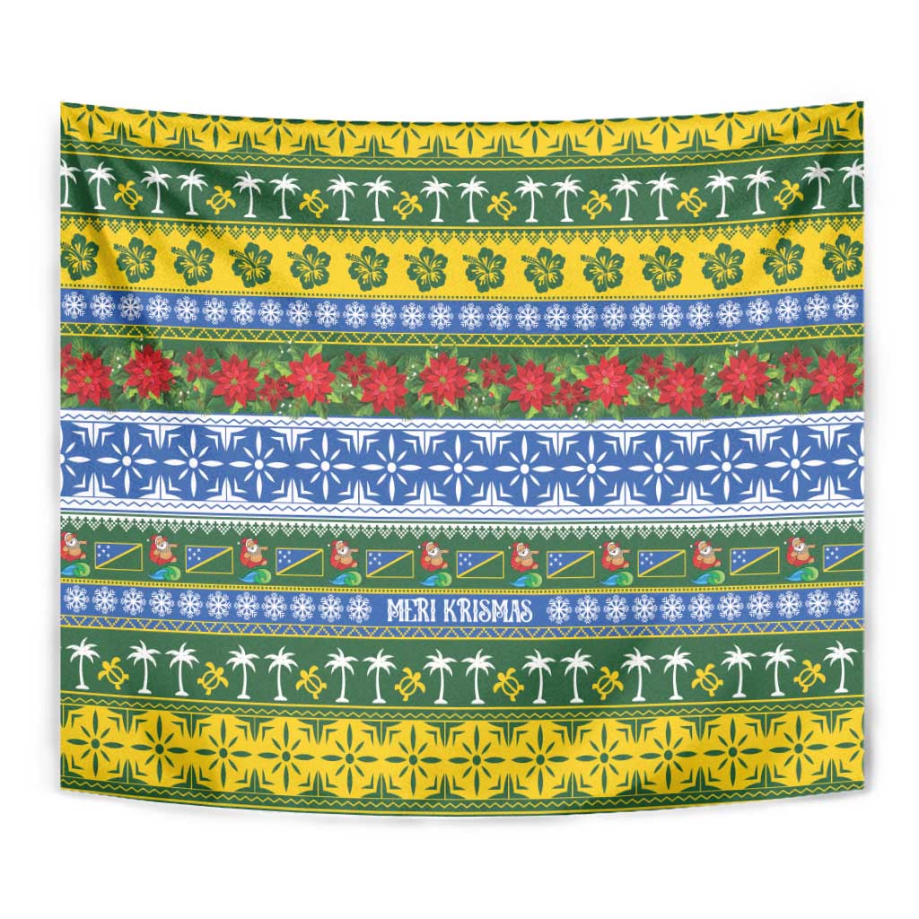 Solomon Islands Christmas Tapestry The Solomons Melanesian Meri Krismas - Polynesian Pride
