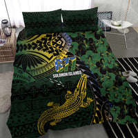Solomon Islands Bedding Set 677 Proud Crocodile Melanesian Pattern - Polynesian Pride