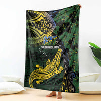Solomon Islands Blanket 677 Proud Crocodile Melanesian Pattern - Polynesian Pride