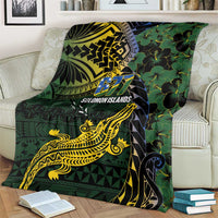 Solomon Islands Blanket 677 Proud Crocodile Melanesian Pattern - Polynesian Pride