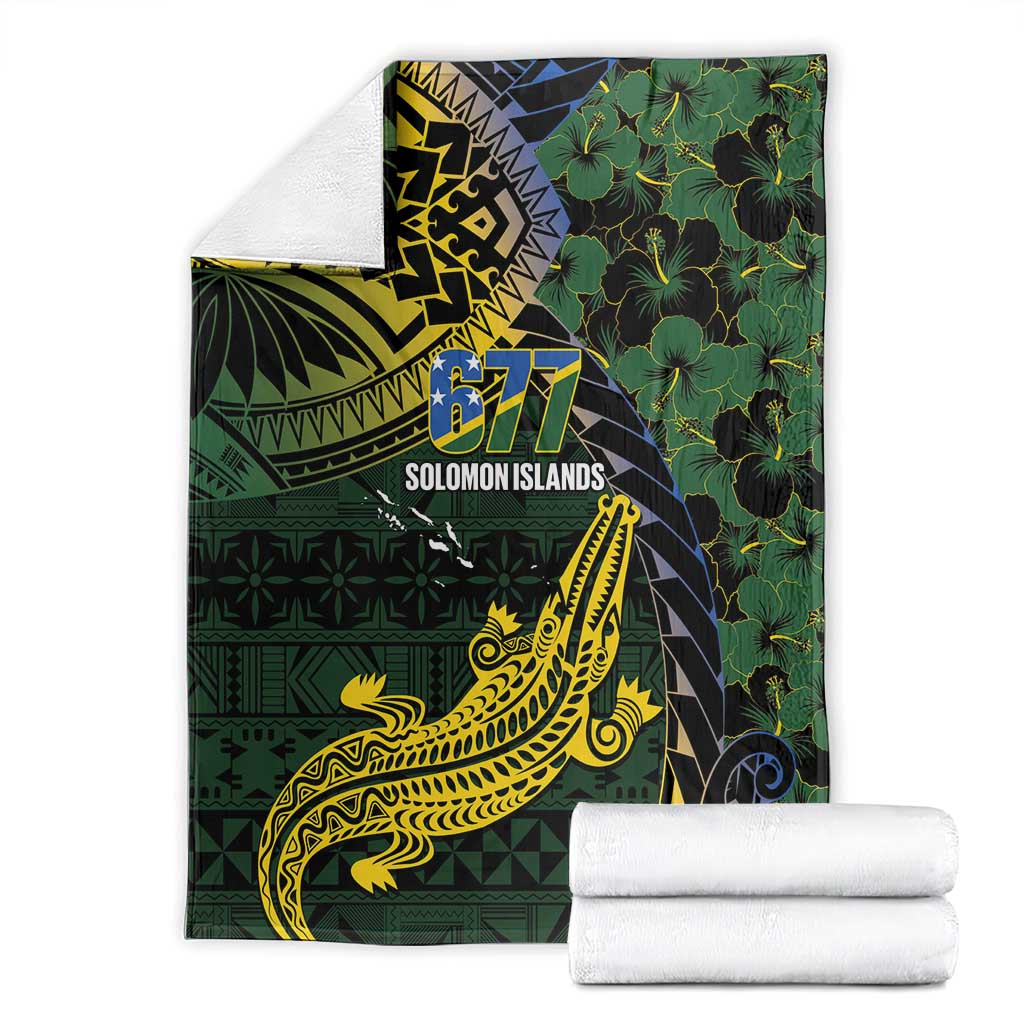 Solomon Islands Blanket 677 Proud Crocodile Melanesian Pattern - Polynesian Pride