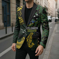 Solomon Islands Blazer 677 Proud Crocodile Melanesian Pattern - Polynesian Pride