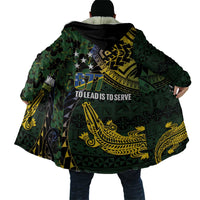 Solomon Islands Cloak 677 Proud Crocodile Melanesian Pattern - Polynesian Pride