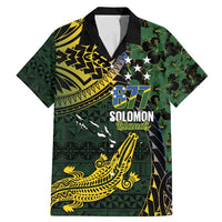 Solomon Islands Family Matching Mermaid Dress and Hawaiian Shirt 677 Proud Crocodile Melanesian Pattern - Polynesian Pride
