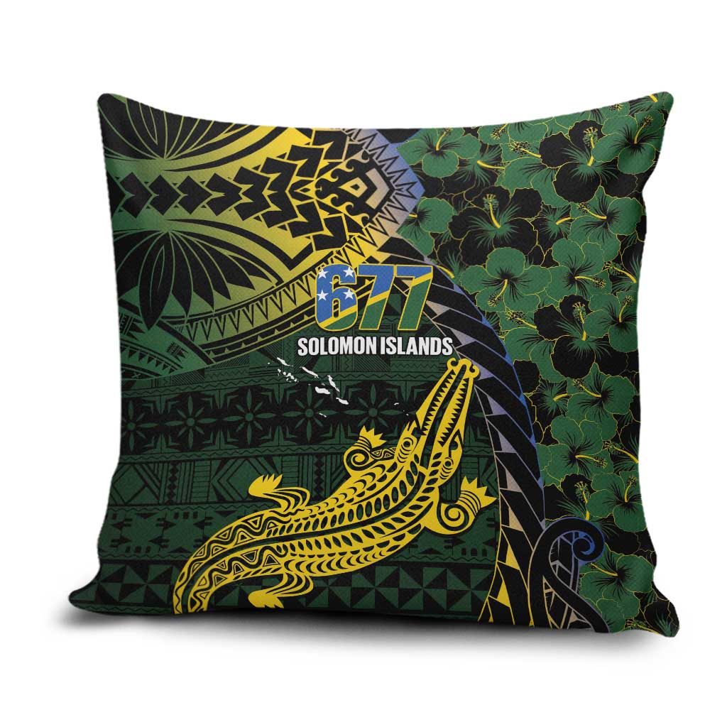 Solomon Islands Pillow Cover 677 Proud Crocodile Melanesian Pattern - Polynesian Pride