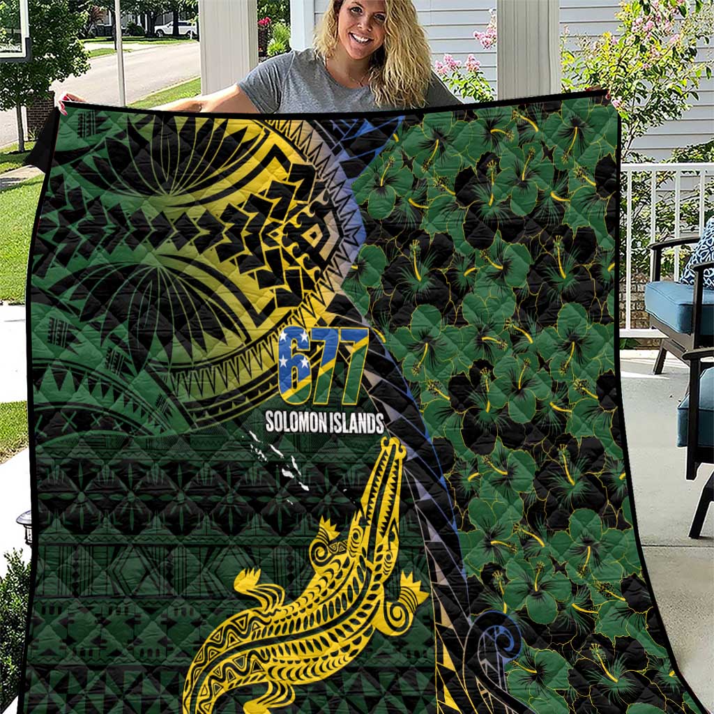 Solomon Islands Quilt 677 Proud Crocodile Melanesian Pattern - Polynesian Pride