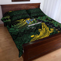 Solomon Islands Quilt Bed Set 677 Proud Crocodile Melanesian Pattern - Polynesian Pride