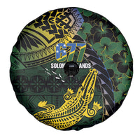 Solomon Islands Spare Tire Cover 677 Proud Crocodile Melanesian Pattern - Polynesian Pride