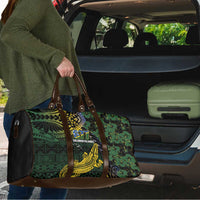 Solomon Islands Travel Bag 677 Proud Crocodile Melanesian Pattern - Polynesian Pride