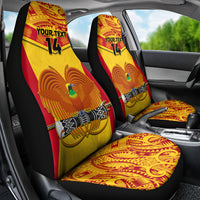Custom Papua New Guinea Rugby Car Seat Cover 2023 Go Kumuls Pacific Dynamic Style LT14 - Polynesian Pride