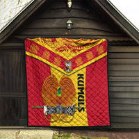 Papua New Guinea Rugby Quilt 2023 Go Kumuls Pacific Dynamic Style LT14 - Polynesian Pride