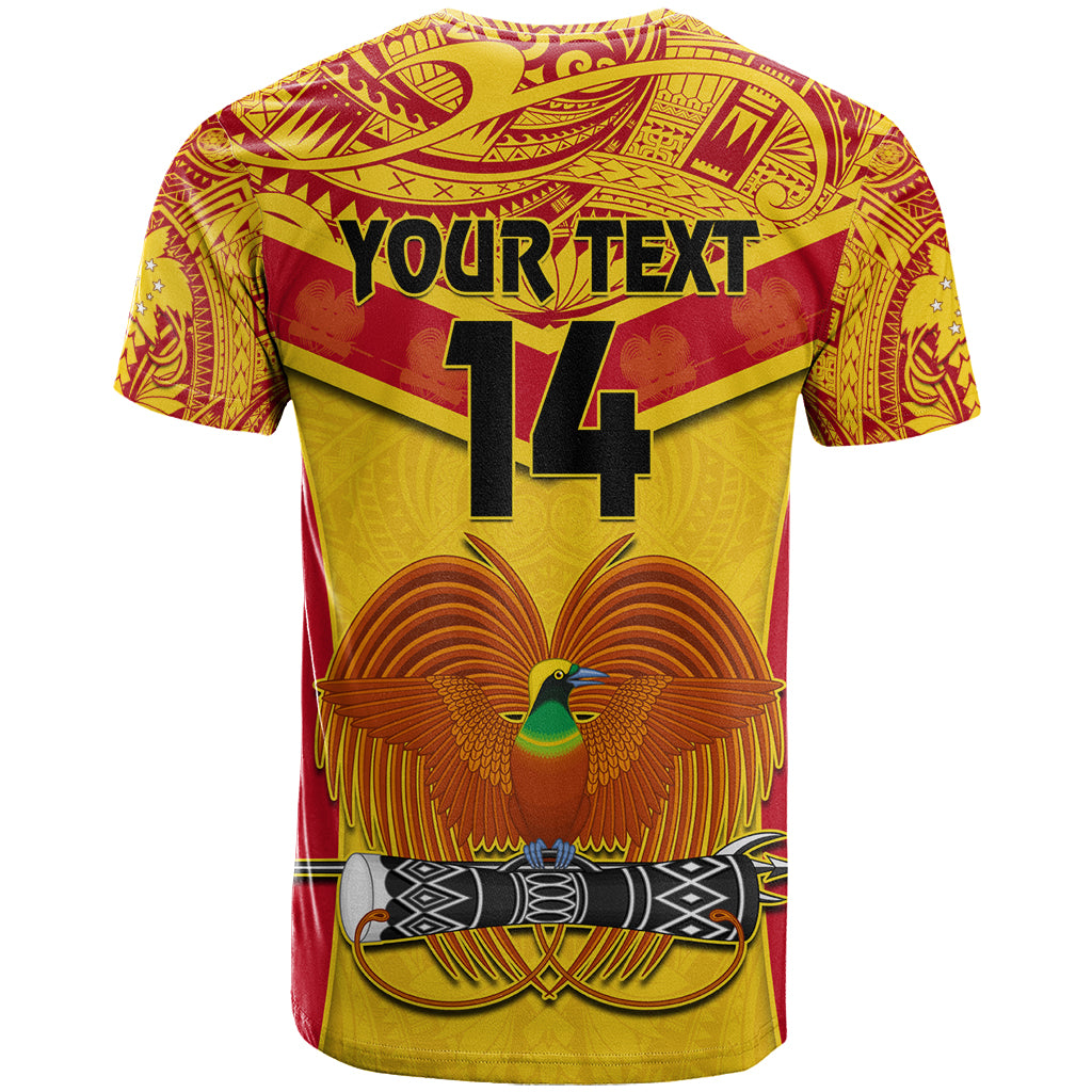 Custom Papua New Guinea Rugby T Shirt 2023 Go Kumuls Pacific Dynamic Style LT14 - Polynesian Pride