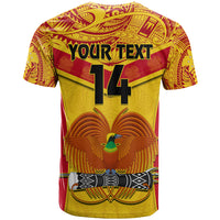 Custom Papua New Guinea Rugby T Shirt 2023 Go Kumuls Pacific Dynamic Style LT14 - Polynesian Pride