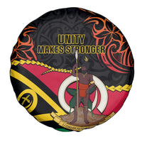 Vanuatu Unity Day Spare Tire Cover 29 November Coat Of Arms With Flag Style LT14 - Polynesian Pride
