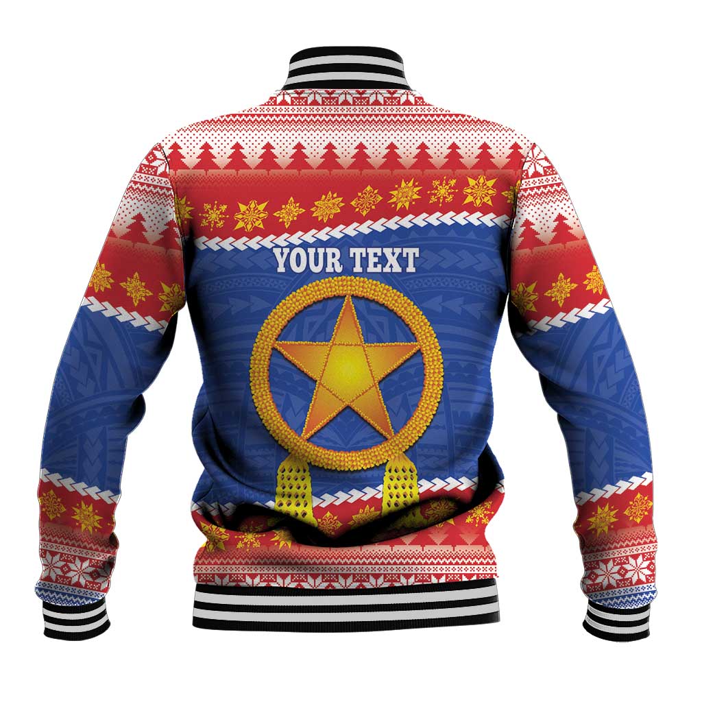 Personalized The Philippines Christmas Baseball Jacket Pilipinas Parol - Maligayang Pasko!