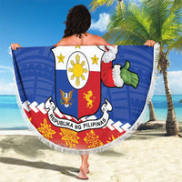 The Philippines Christmas Beach Blanket Pilipinas Parol - Maligayang Pasko!