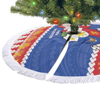 Personalized The Philippines Christmas Tree Skirt Pilipinas Parol - Maligayang Pasko!