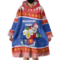 Personalized The Philippines Christmas Wearable Blanket Hoodie Pilipinas Parol - Maligayang Pasko!