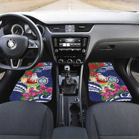 Guam Christmas Car Mats Poinsettia With Bougainvillea - Felis Pasgua!