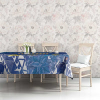 Hanukkah Jewish Festival Tablecloth It's Lit - Polynesian Pattern