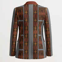 Malo e Lelei Tonga Blazer Tongan Ngatu Tapa Cloth - Polynesian Pride