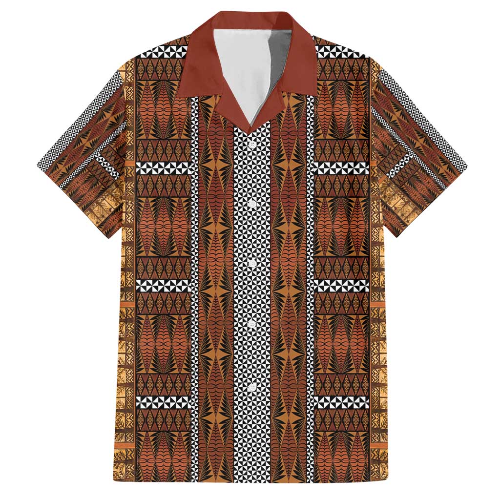 Malo e Lelei Tonga Family Matching Short Sleeve Bodycon Dress and Hawaiian Shirt Tongan Ngatu Tapa Cloth - Polynesian Pride